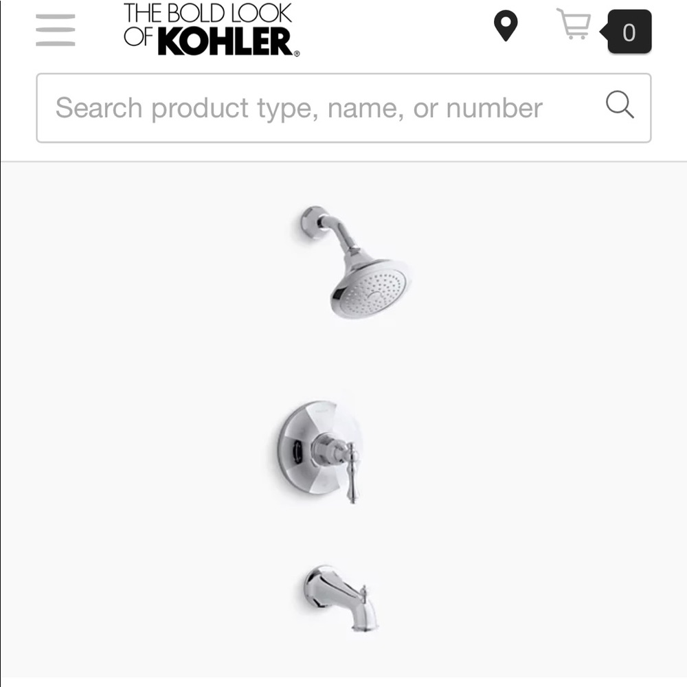 New Kohler Tub and Shower faucet fixture in box